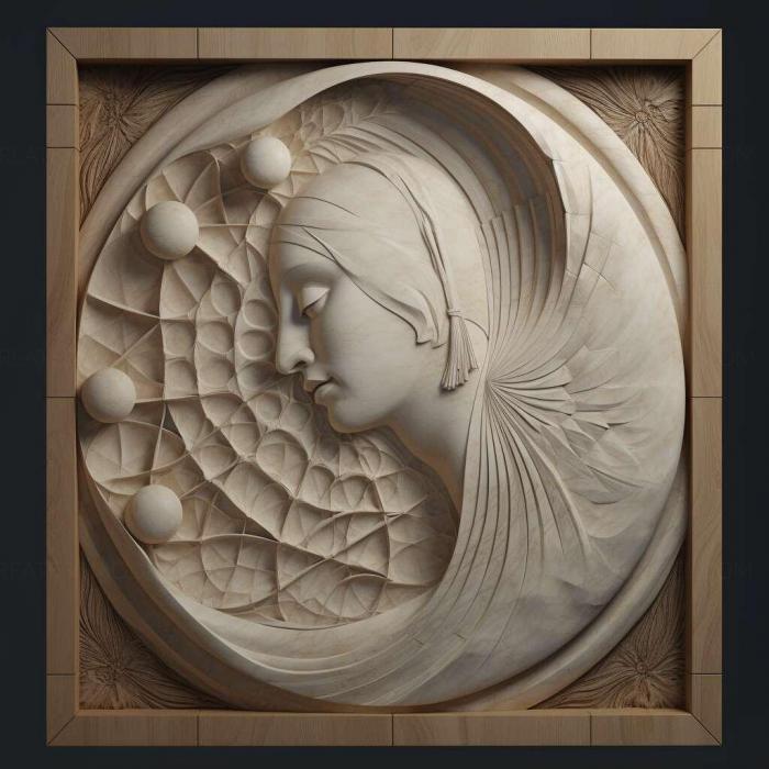 نموذج ثلاثي الأبعاد لآلة CNC 3D Art 